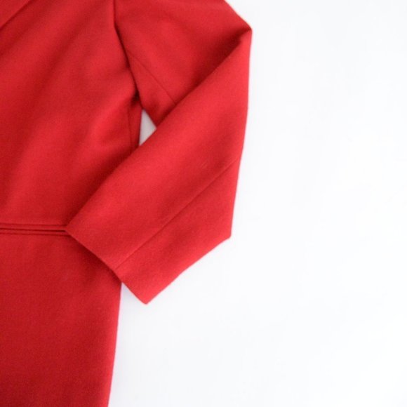 Vintage Sage Harbor Red 100% Wool Button Down Blazer 16P - Picture 6 of 13